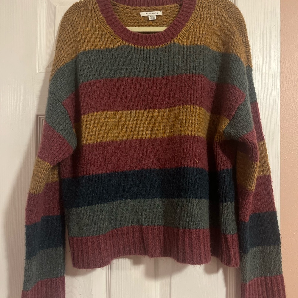 American Eagle Outfitters Colorful Striped Sweater